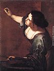 Self-Portrait as the Allegory of Painting by Artemisia Gentileschi